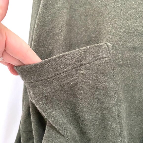 Pact Womens Organic Cotton Airplane Blazer Sz XXL Green Jacket Relaxed Casual - Picture 6 of 8